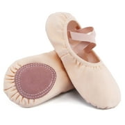 Dynadans Nude Ballet Shoes with X Straps for Toddler/Little Kid/Big Kid